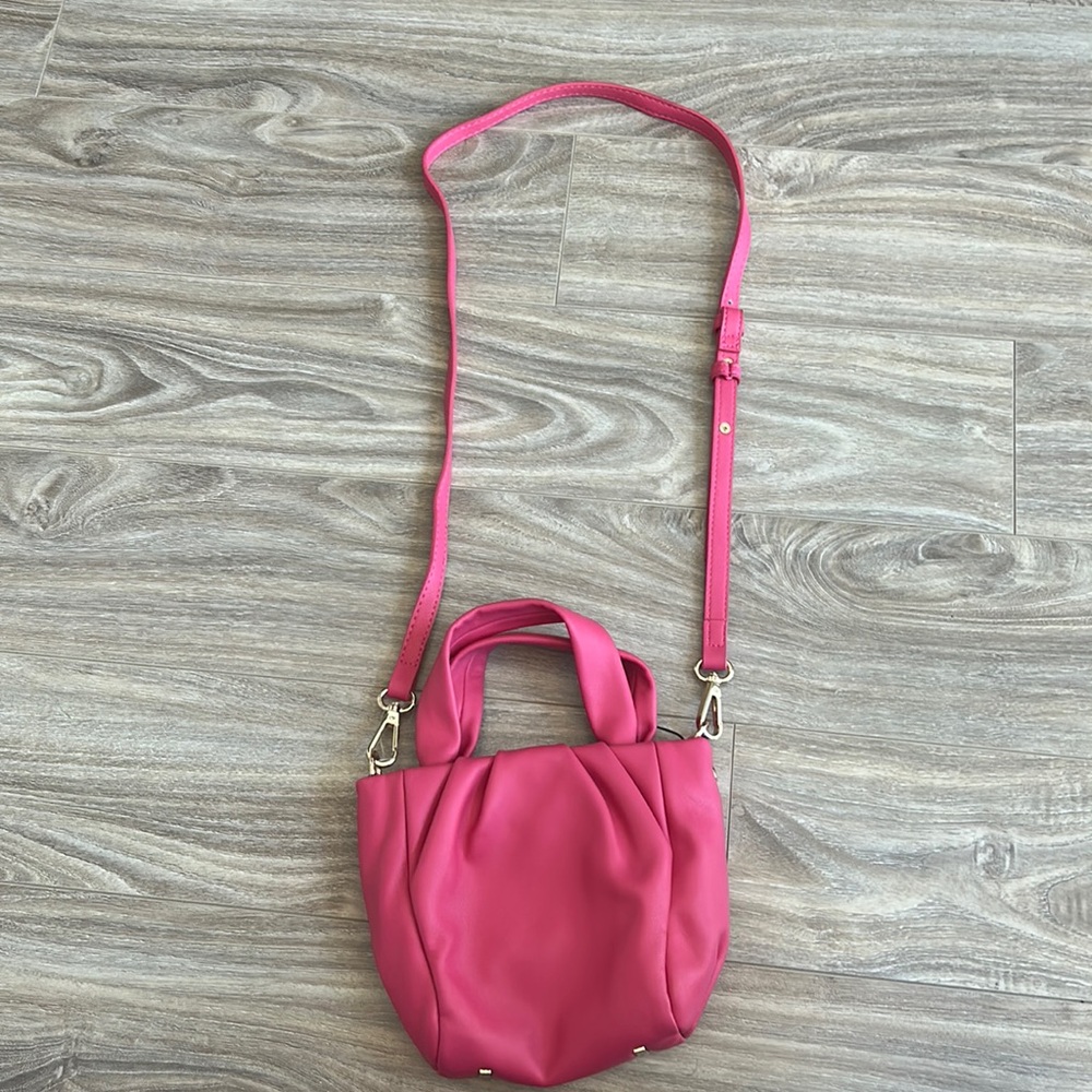 NWT ZARA Pink Over the Shoulder Purse